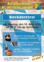 Titelbild für Bockbierfest 2026